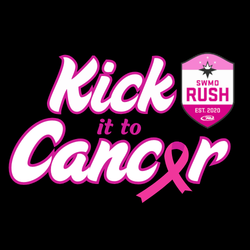 *PRINTED ON SITE* SWMO Rush Kick It To Cancer Tee