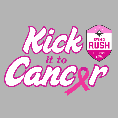 *PRINTED ON SITE* SWMO Rush Kick It To Cancer Tee